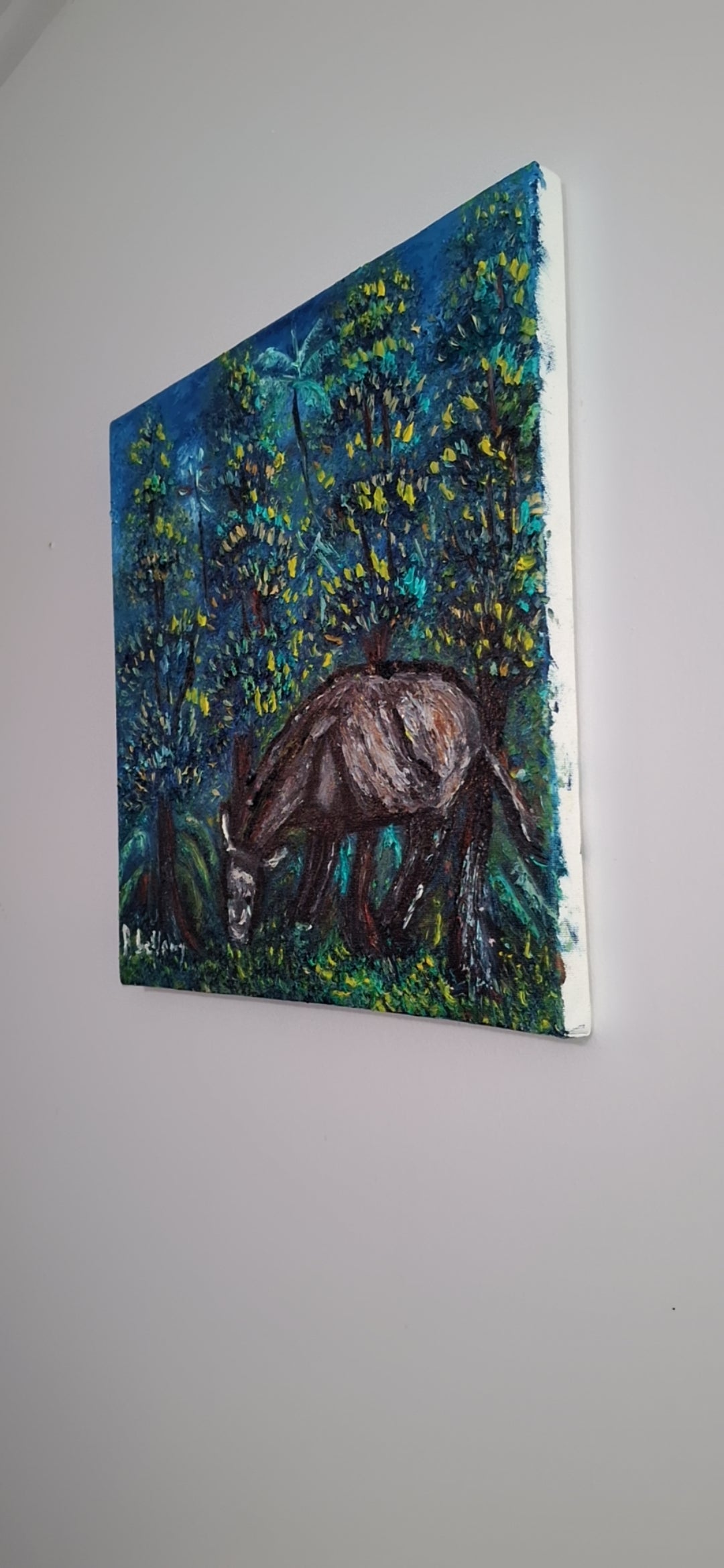 Humble Wanderer, Oil Painting on canvas by Brenus Bellamy