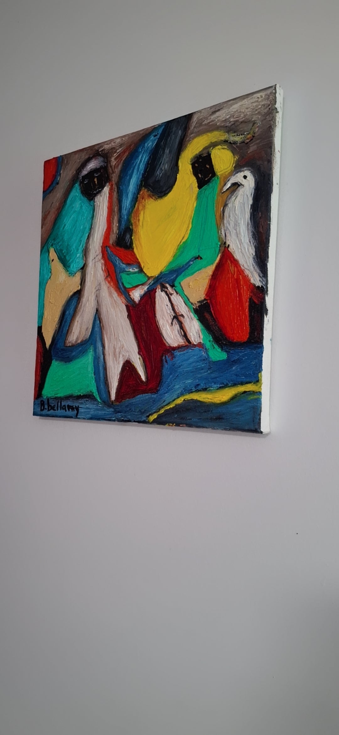 Between Beings, Oil Painting on canvas by Brenus Bellamy