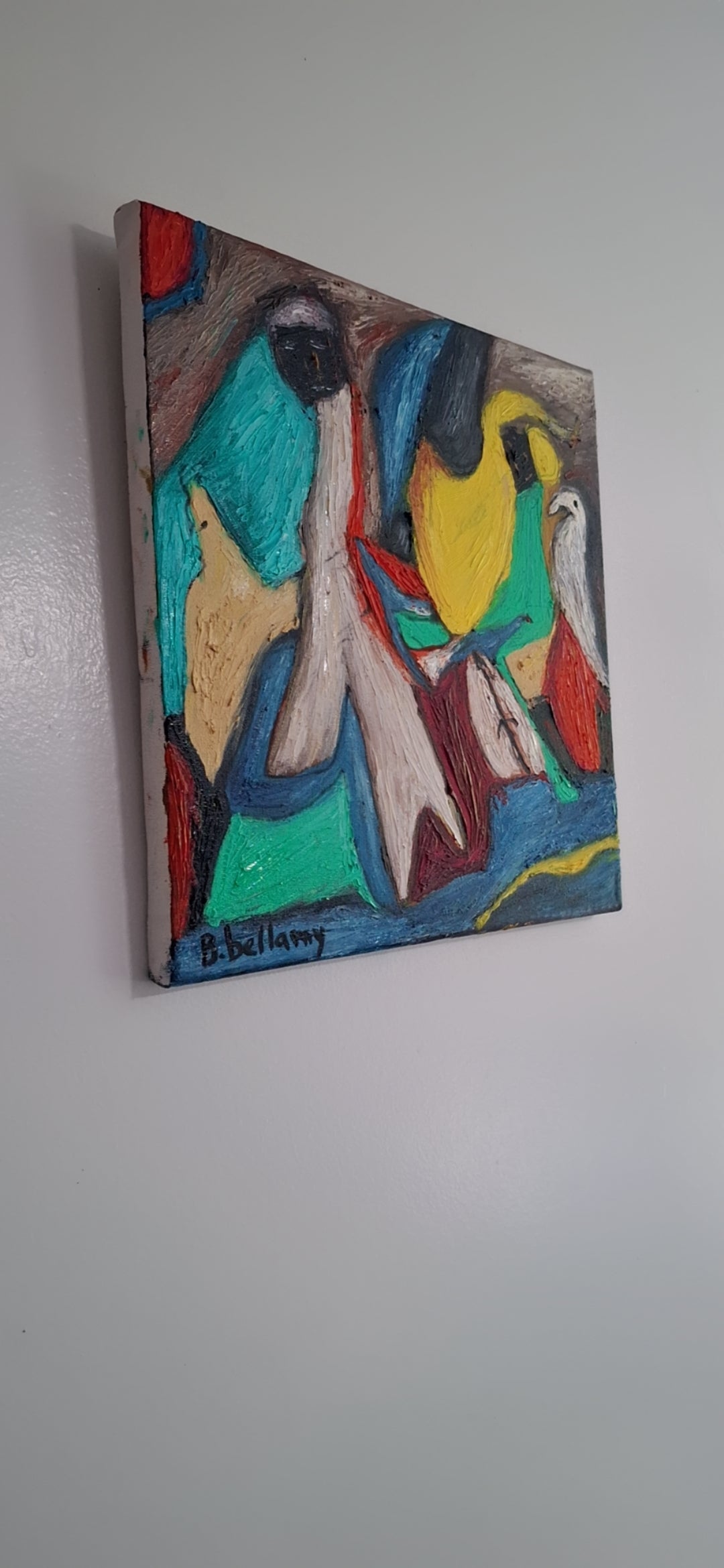 Between Beings, Oil Painting on canvas by Brenus Bellamy