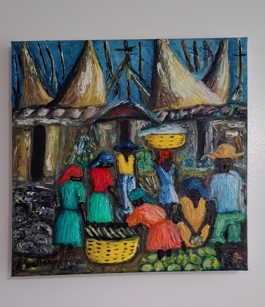 Threads of Togetherness, Oil Painting on Canvas by Brenus Bellamy