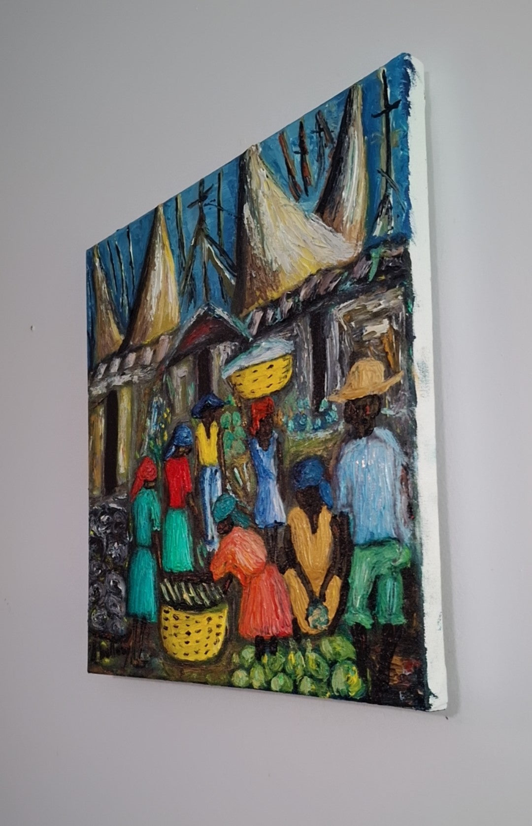 Threads of Togetherness, Oil Painting on Canvas by Brenus Bellamy