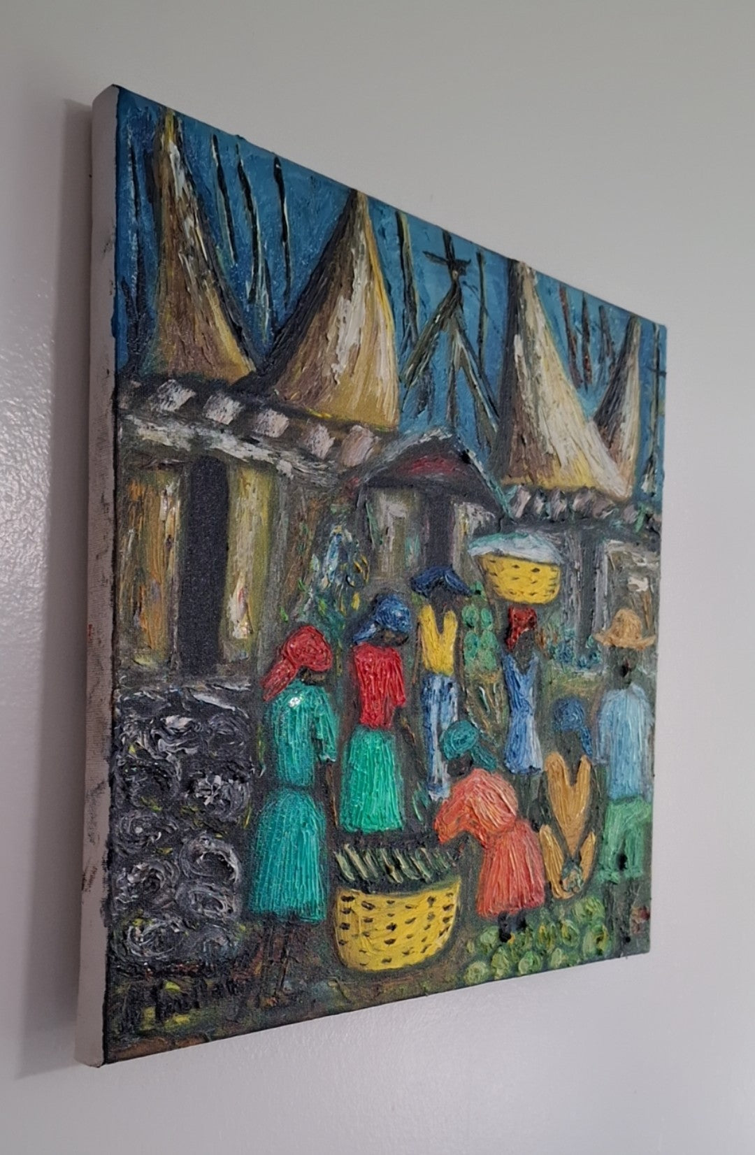 Threads of Togetherness, Oil Painting on Canvas by Brenus Bellamy