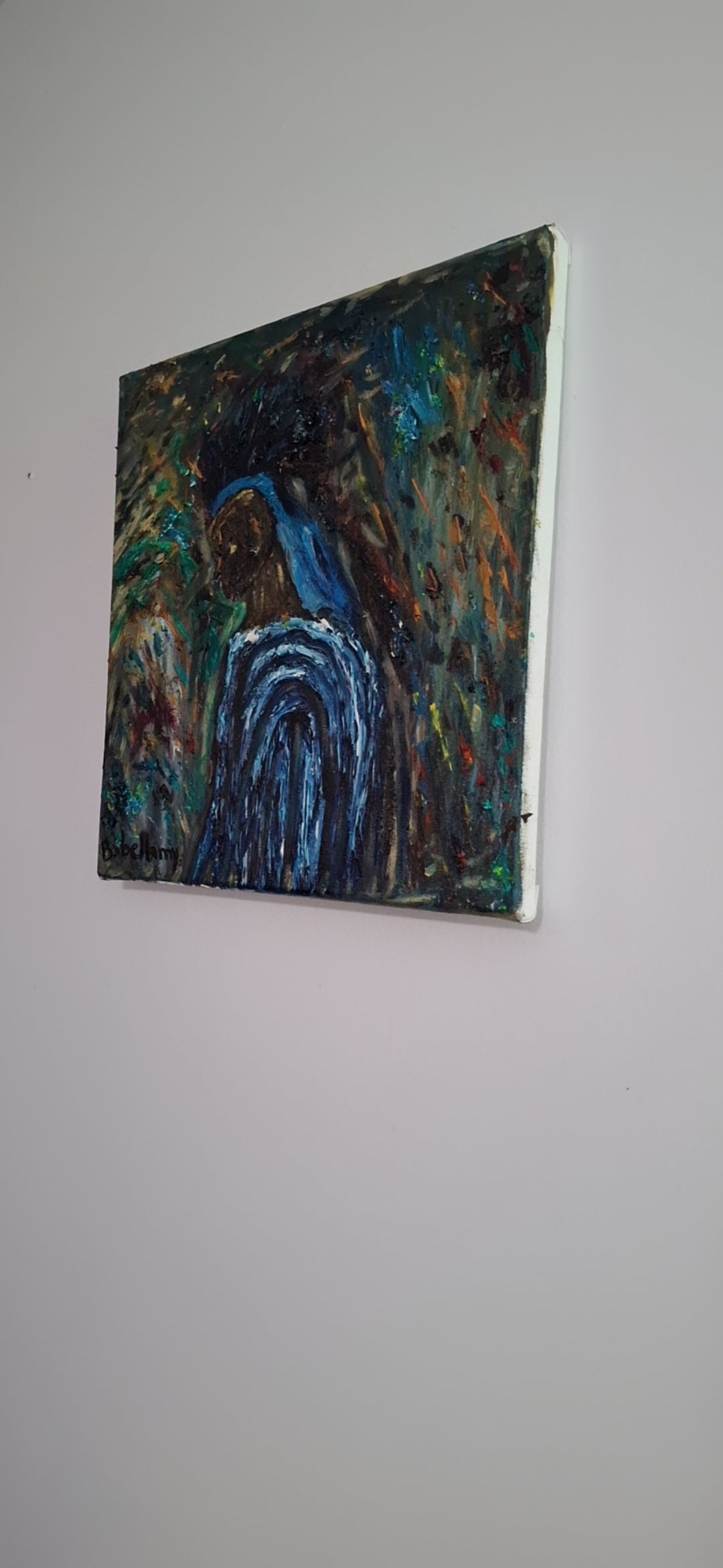 Blue Within, Oil Painting on Canvas by Brenus Bellamy
