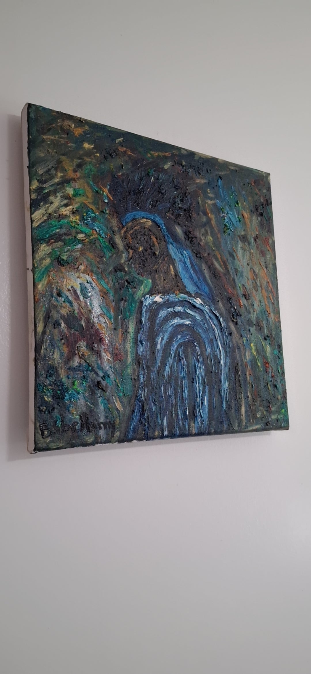 Blue Within, Oil Painting on Canvas by Brenus Bellamy