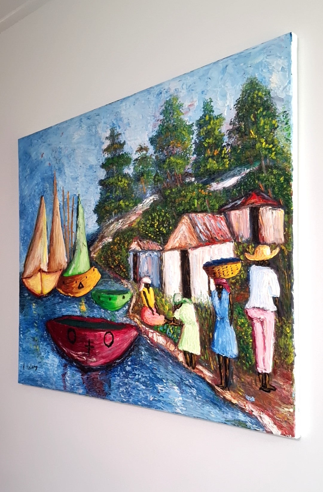 Colors of the Coast. Oil Painting on Canvas by Brenus Bellamy