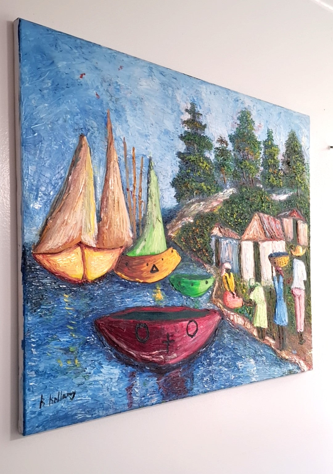 Colors of the Coast. Oil Painting on Canvas by Brenus Bellamy