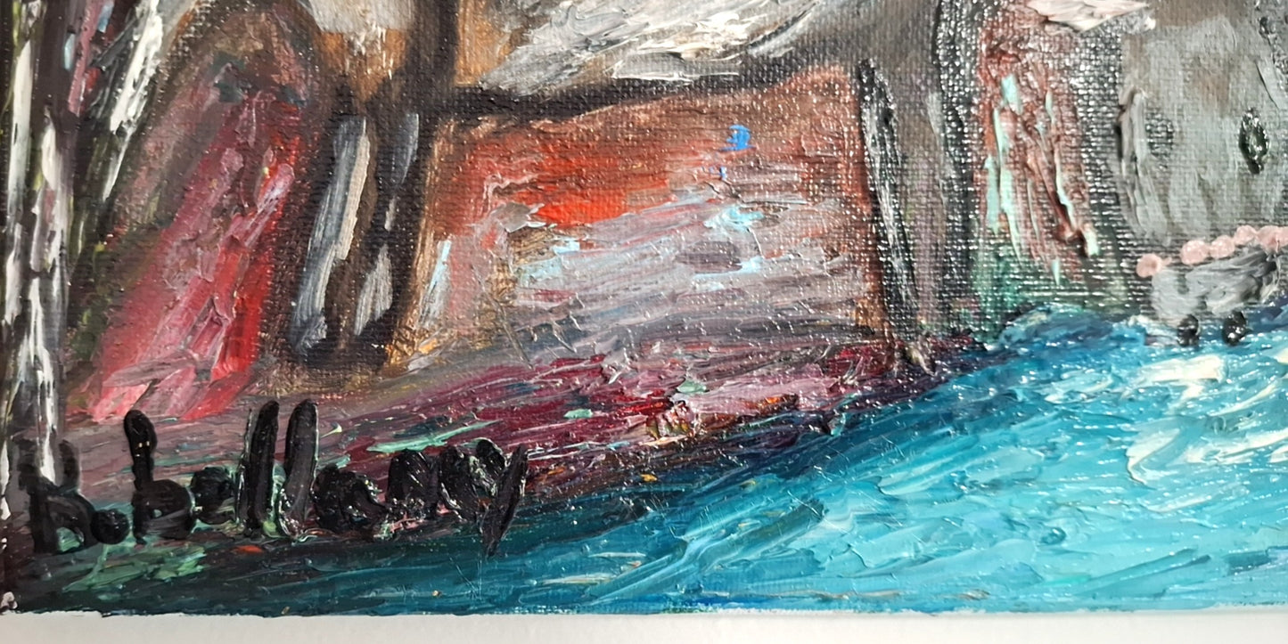 Morning Chores, Oil Painting on Canvas by Brenus Bellamy