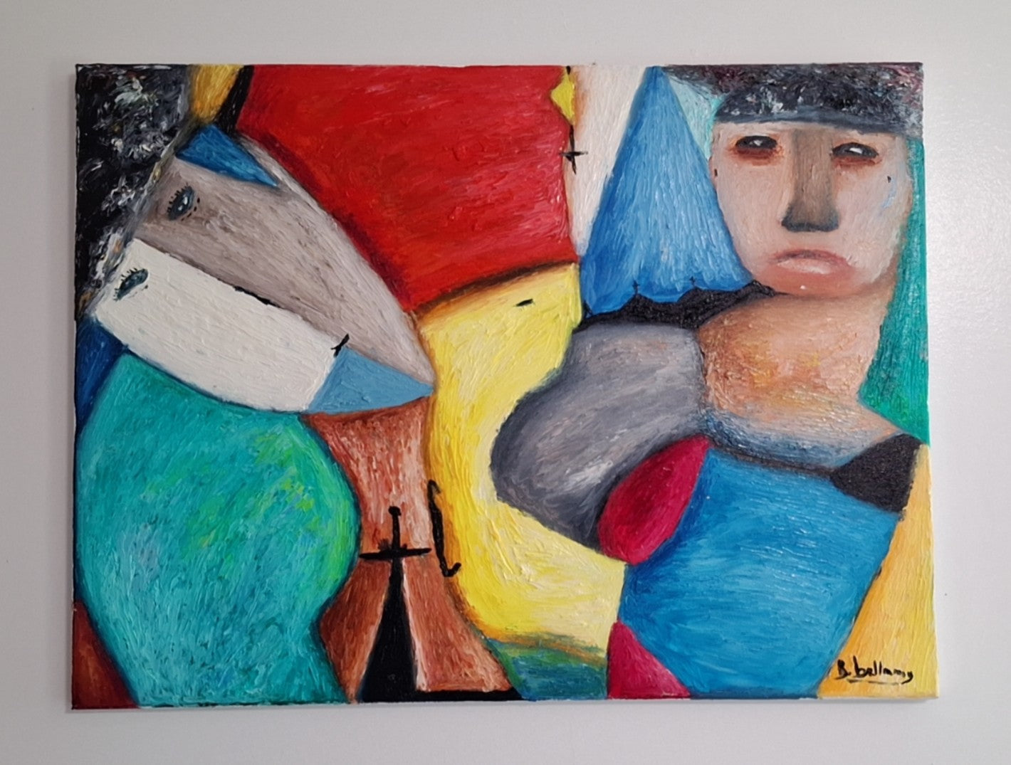The Denial, Oil painting on Canvas by Brenus Bellammy