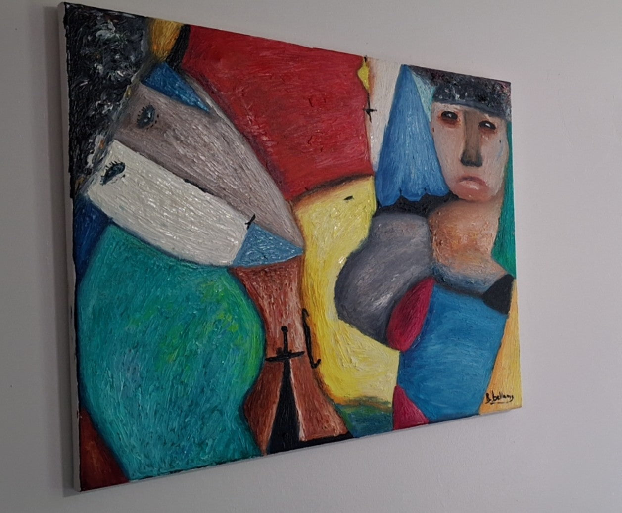 The Denial, Oil painting on Canvas by Brenus Bellammy