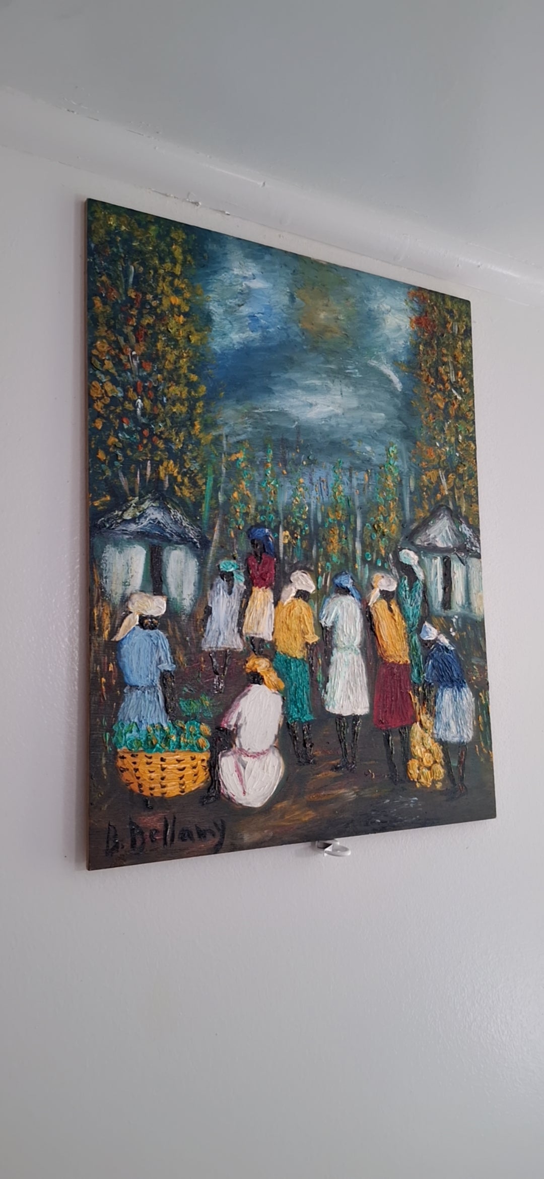 Sisters of the Soil, Oil Painting on Wood by Brenus Bellamy