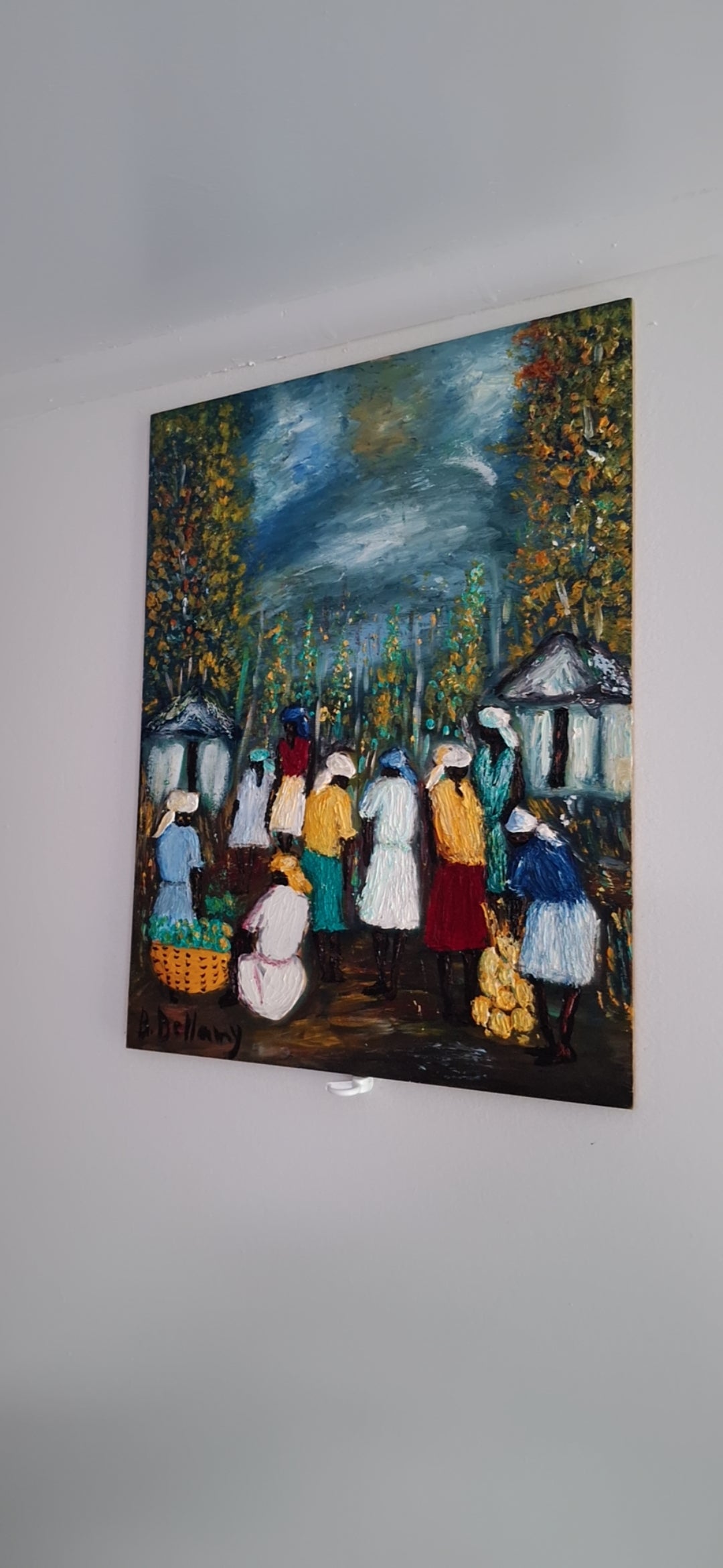 Sisters of the Soil, Oil Painting on Wood by Brenus Bellamy