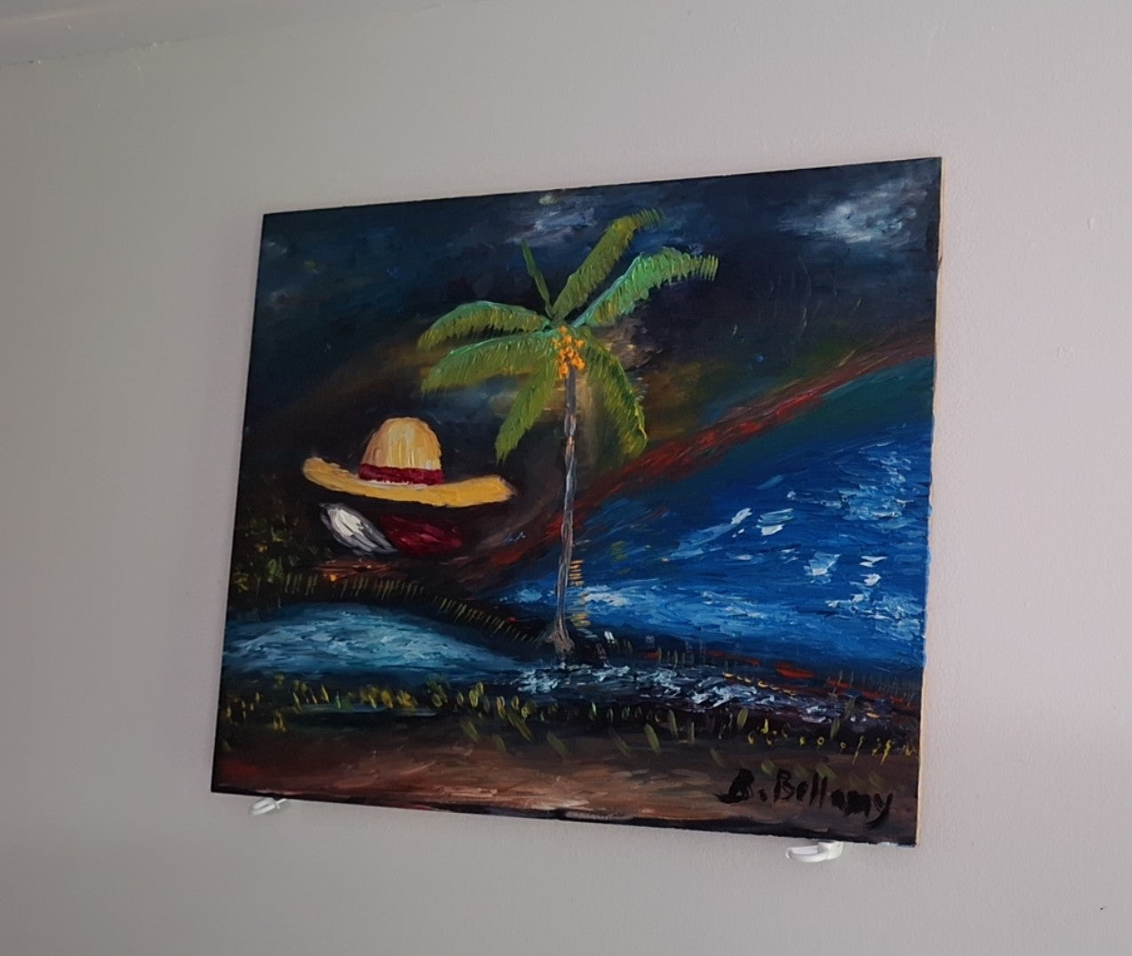 Sunset Abandoned, Oil Painting on Wood by Brenus Bellamy