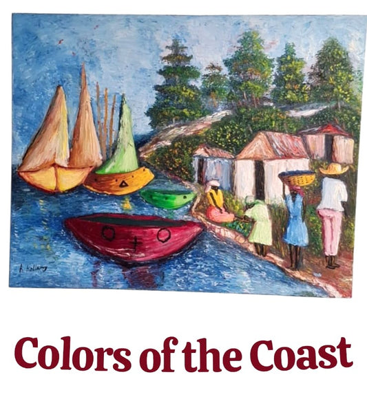 Colors of the Coast. Oil Painting on Canvas by Brenus Bellamy