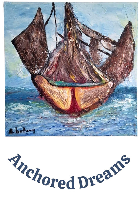 Anchored Dreams, Original Oil Painting on Canvas by Brenus Bellamy
