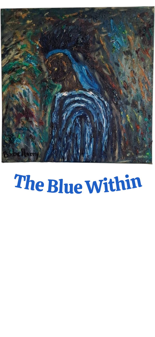 Blue Within, Oil Painting on Canvas by Brenus Bellamy