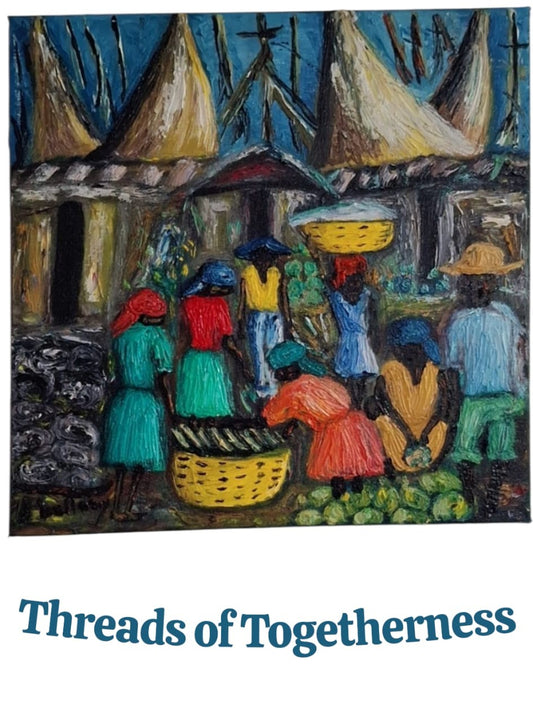 Threads of Togetherness, Oil Painting on Canvas by Brenus Bellamy