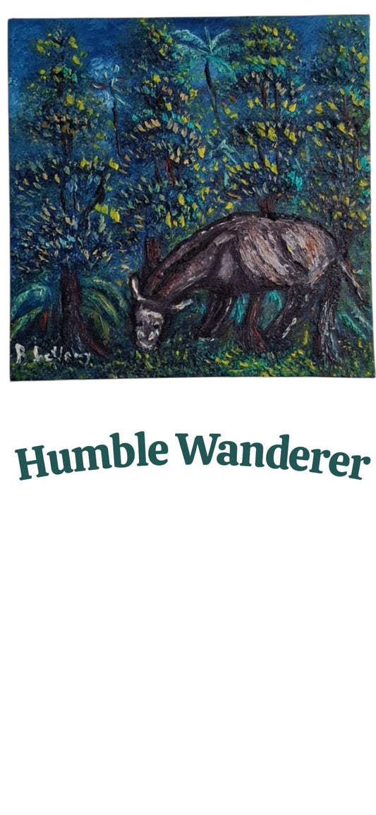 Humble Wanderer, Oil Painting on canvas by Brenus Bellamy
