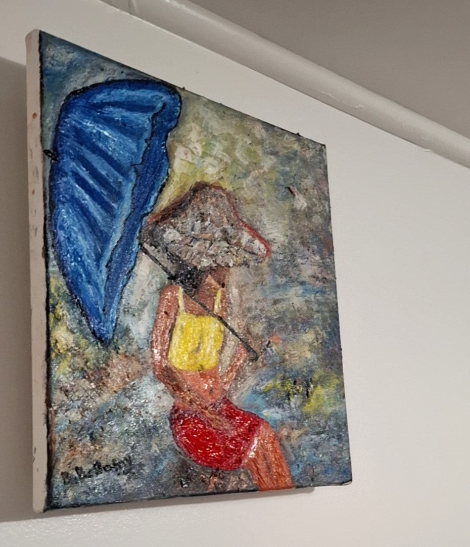 Moments of Pause, Original Oil Painting on Canvas by Brenus Bellamy