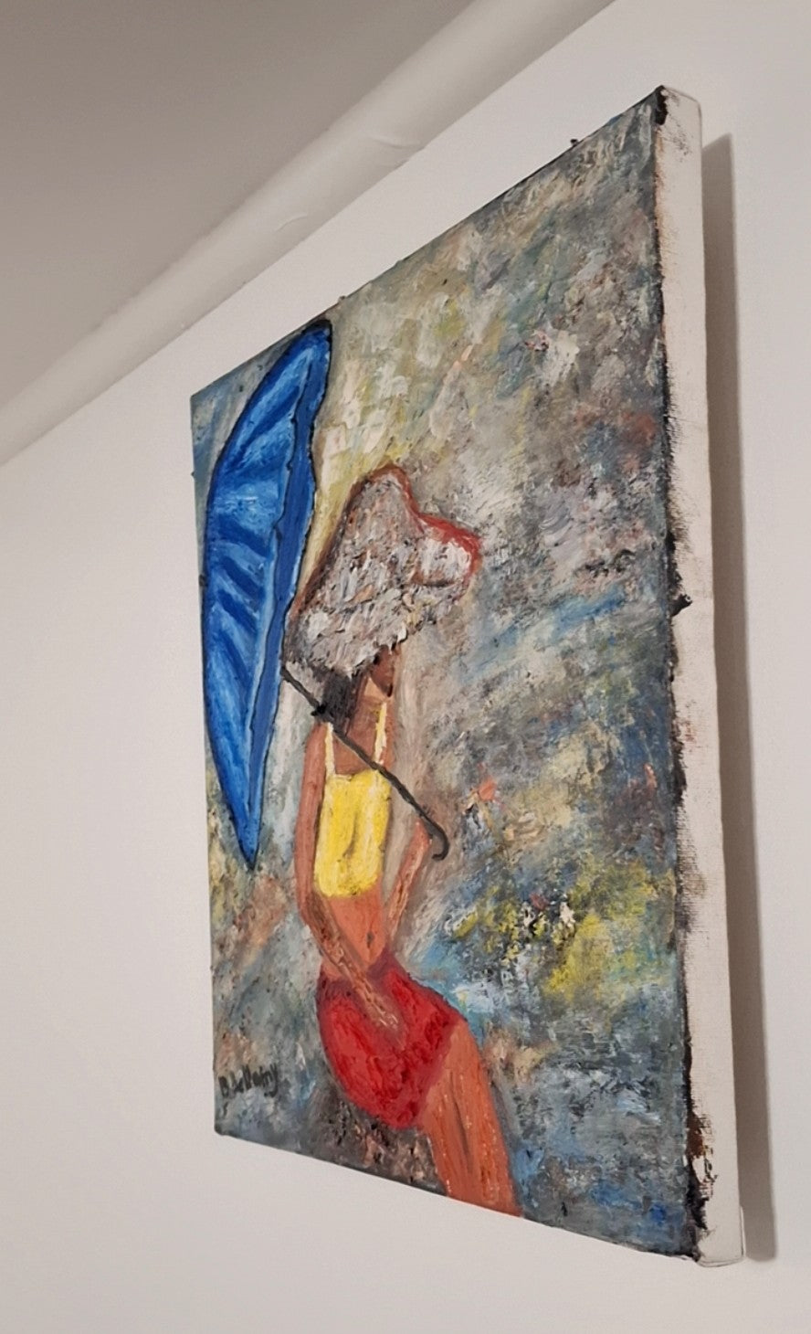 Moments of Pause, Original Oil Painting on Canvas by Brenus Bellamy