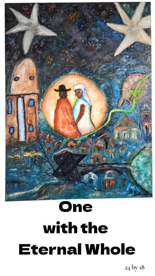 One with the Eternal Whole, Original oil Painting on Canvas by Brenus Bellamy